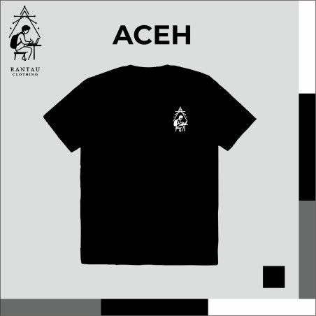 Kaos Rantau Black - Aceh Version