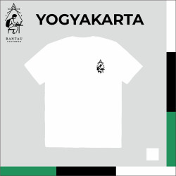 Kaos Rantau White - Yogyakarta Version