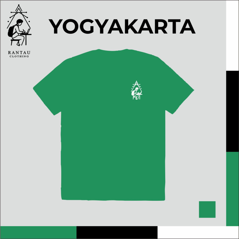 Kaos Rantau Green - Yogyakarta Version