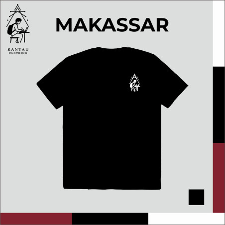 Kaos Rantau Black - Makassar Version