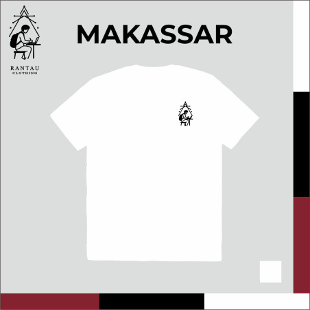 Kaos Rantau White - Makassar Version