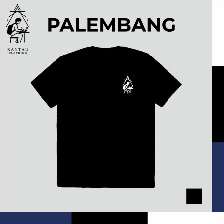 Kaos Rantau Black - Palembang Version